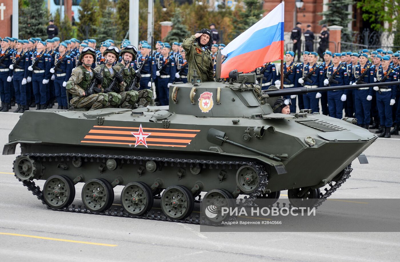 Генеральная репетиция парада Победы в городах России