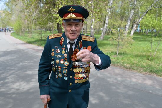 Ветеран ВОВ Евгений Ганжа из Челябинской области