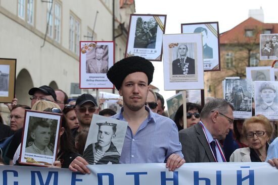 Акция "Бессмертный полк" в Европе