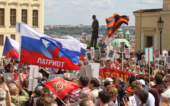 Акция "Бессмертный полк" в Европе