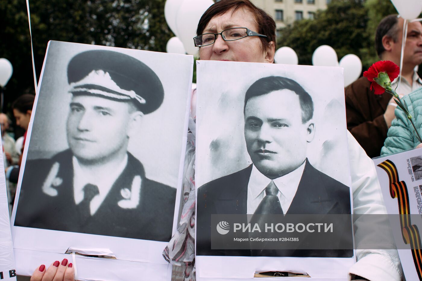 Акция "Бессмертный полк" в Европе