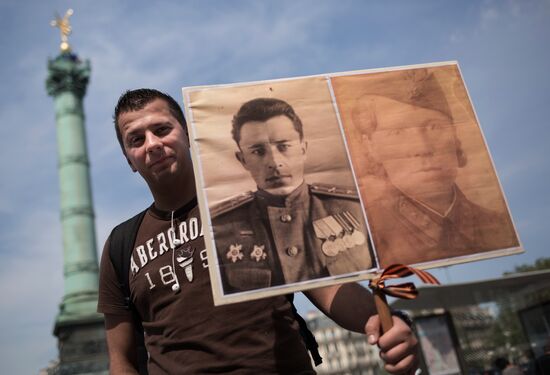 Акция "Бессмертный полк" в Европе