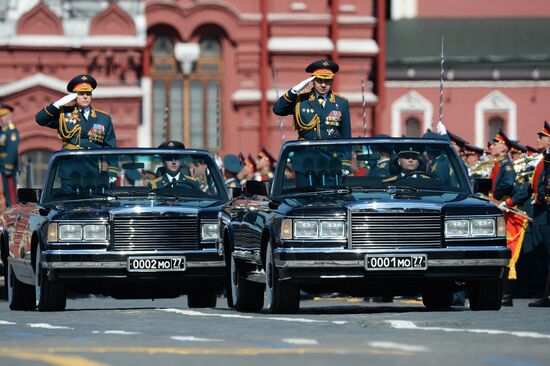 Военный парад в честь 71-й годовщины Победы в ВОВ