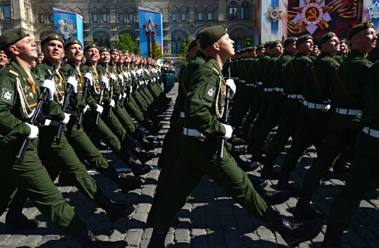 Военный парад в честь 71-й годовщины Победы в ВОВ