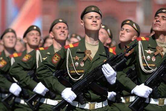 Военный парад в честь 71-й годовщины Победы в ВОВ