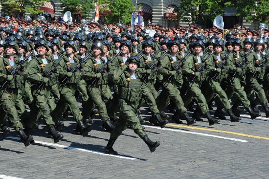 Военный парад в честь 71-й годовщины Победы в ВОВ