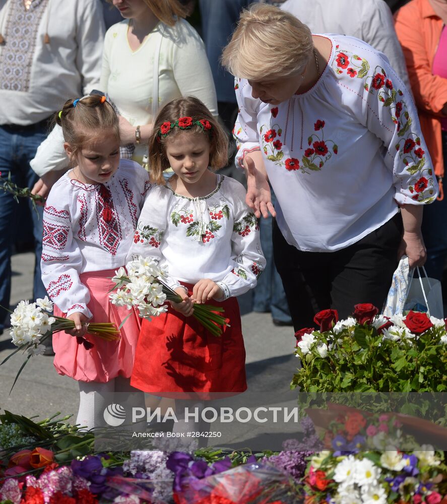 Празднование Дня Победы в Киеве