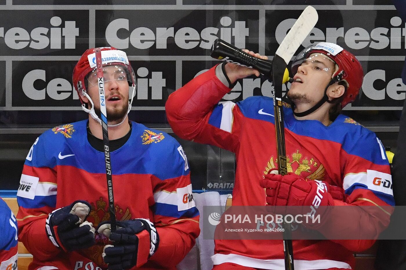 Хоккей. Чемпионат мира. Матч Латвия - Россия