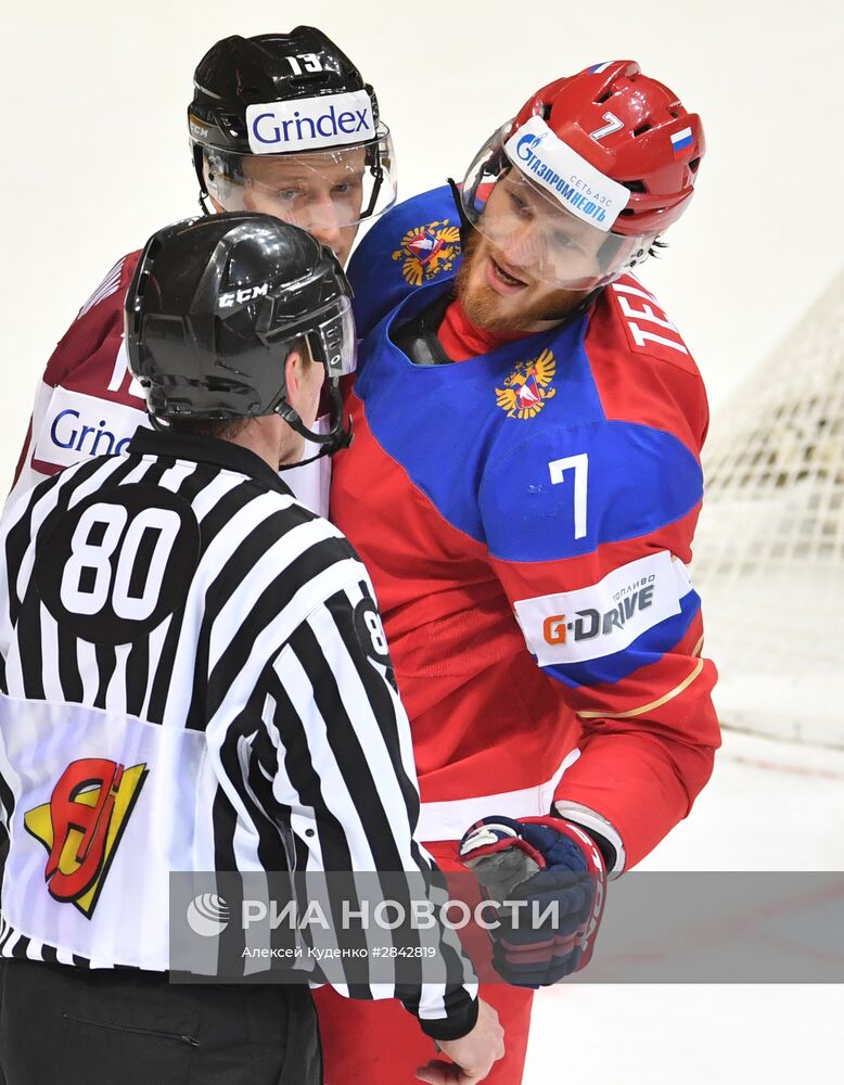 Хоккей. Чемпионат мира. Матч Латвия - Россия