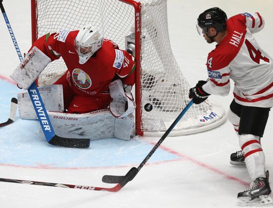 Хоккей. Чемпионат мира. Матч Белоруссия - Канада