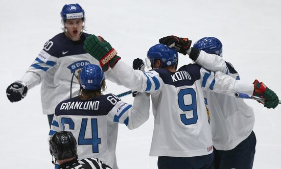 Хоккей. Чемпионат мира. Матч Финляндия - США