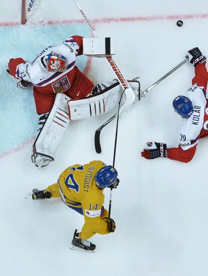 Хоккей. Чемпионат мира. Матч Швеция - Чехия