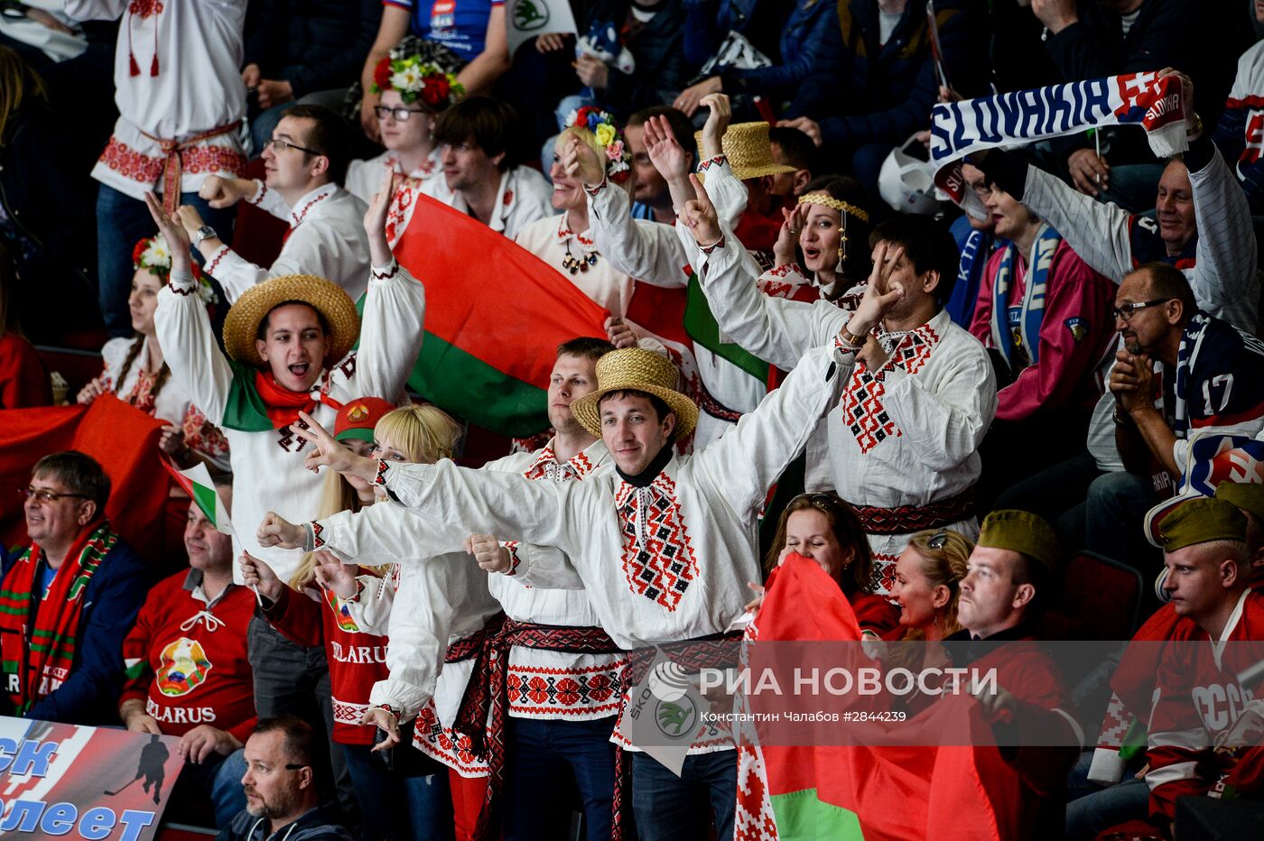 Хоккей. Чемпионат мира. Матч Словакия - Белоруссия