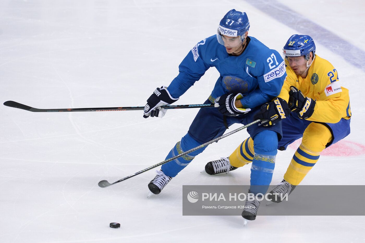Хоккей. Чемпионат мира. Матч Швеция - Казахстан