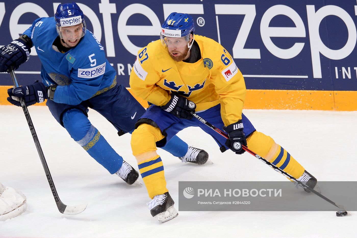 Хоккей. Чемпионат мира. Матч Швеция - Казахстан