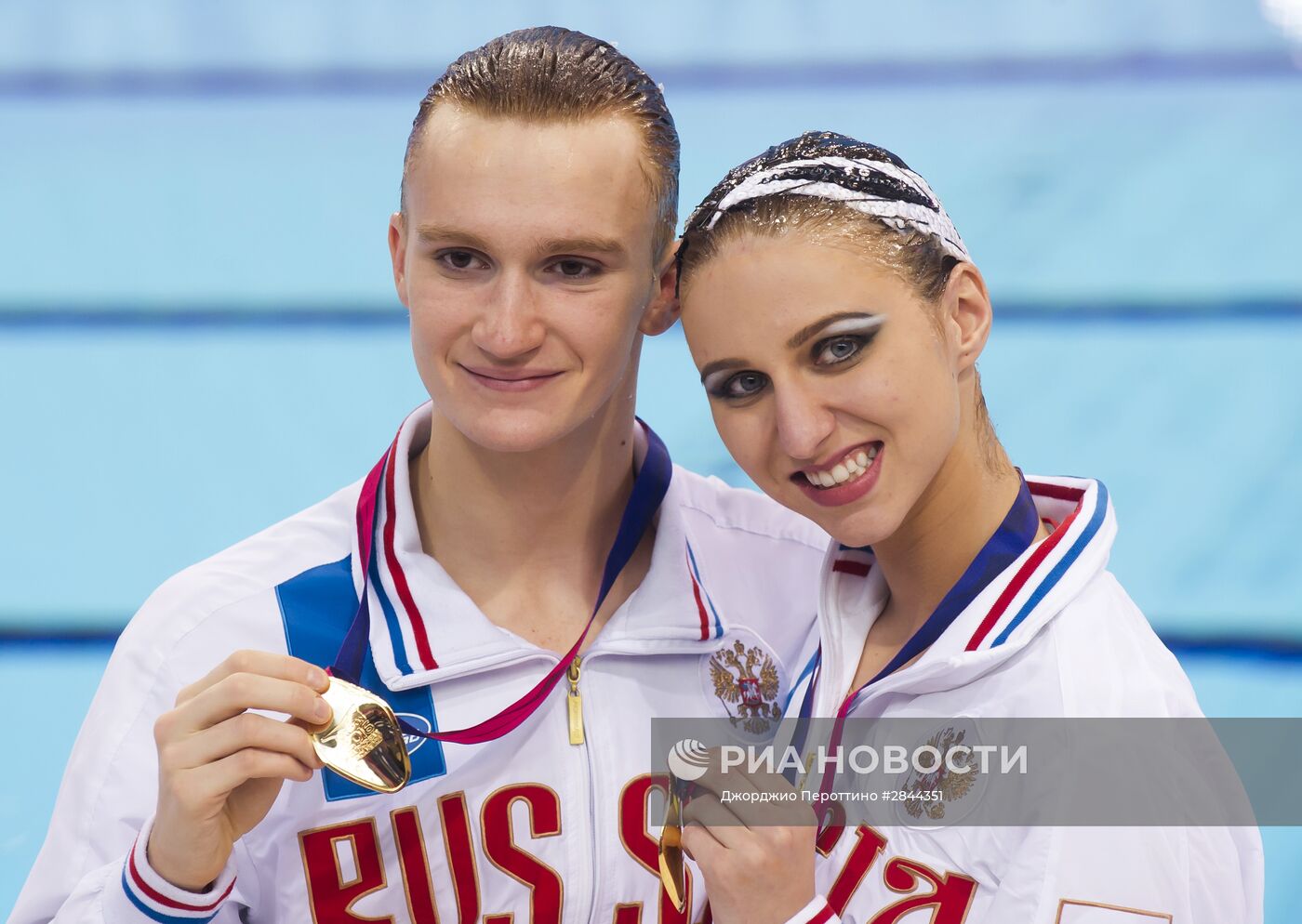 Синхронное плавание. Чемпионат Европы. Третий день