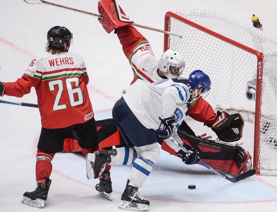 Хоккей. Чемпионат мира. Матч Финляндия - Венгрия
