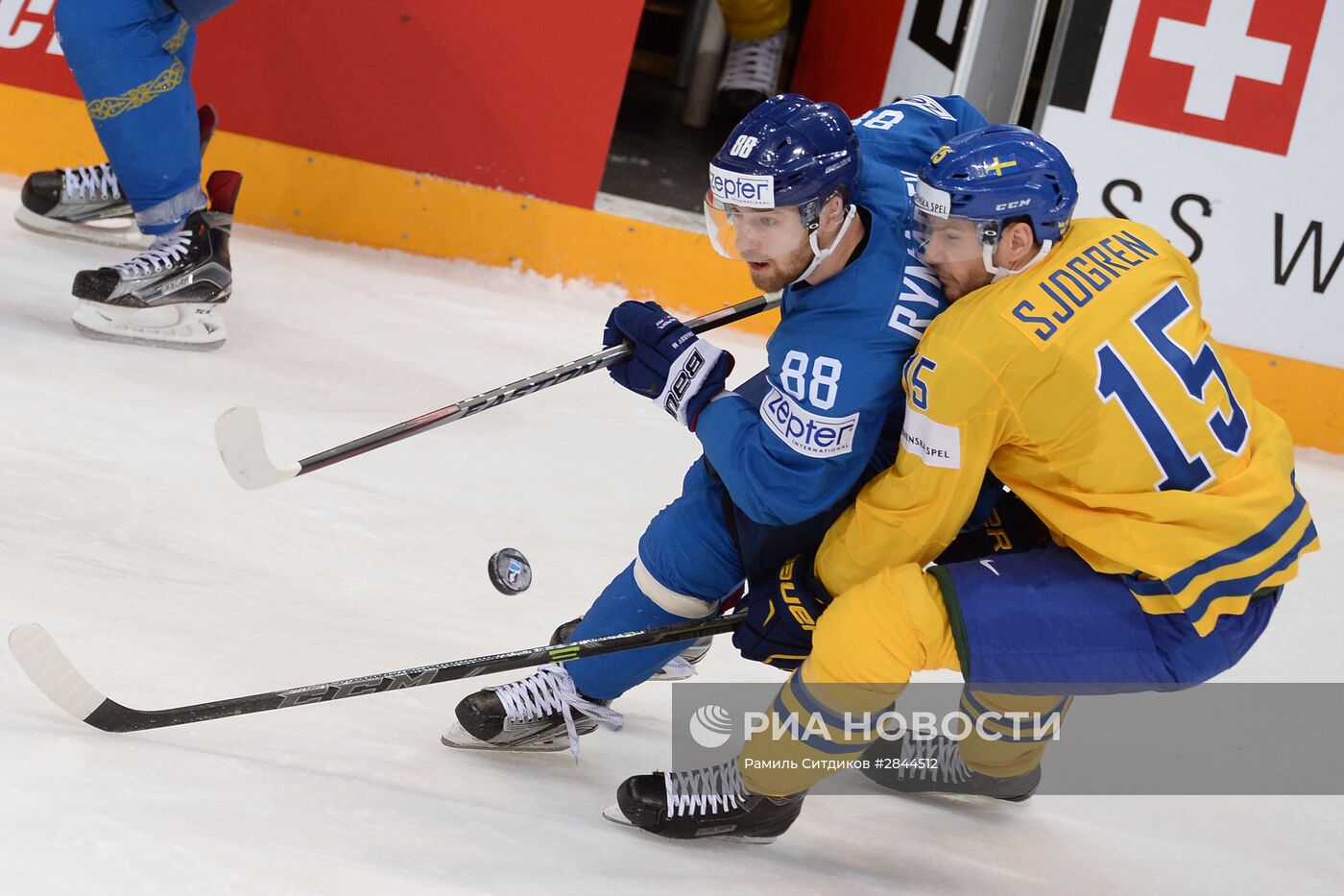 Хоккей. Чемпионат мира. Матч Швеция - Казахстан