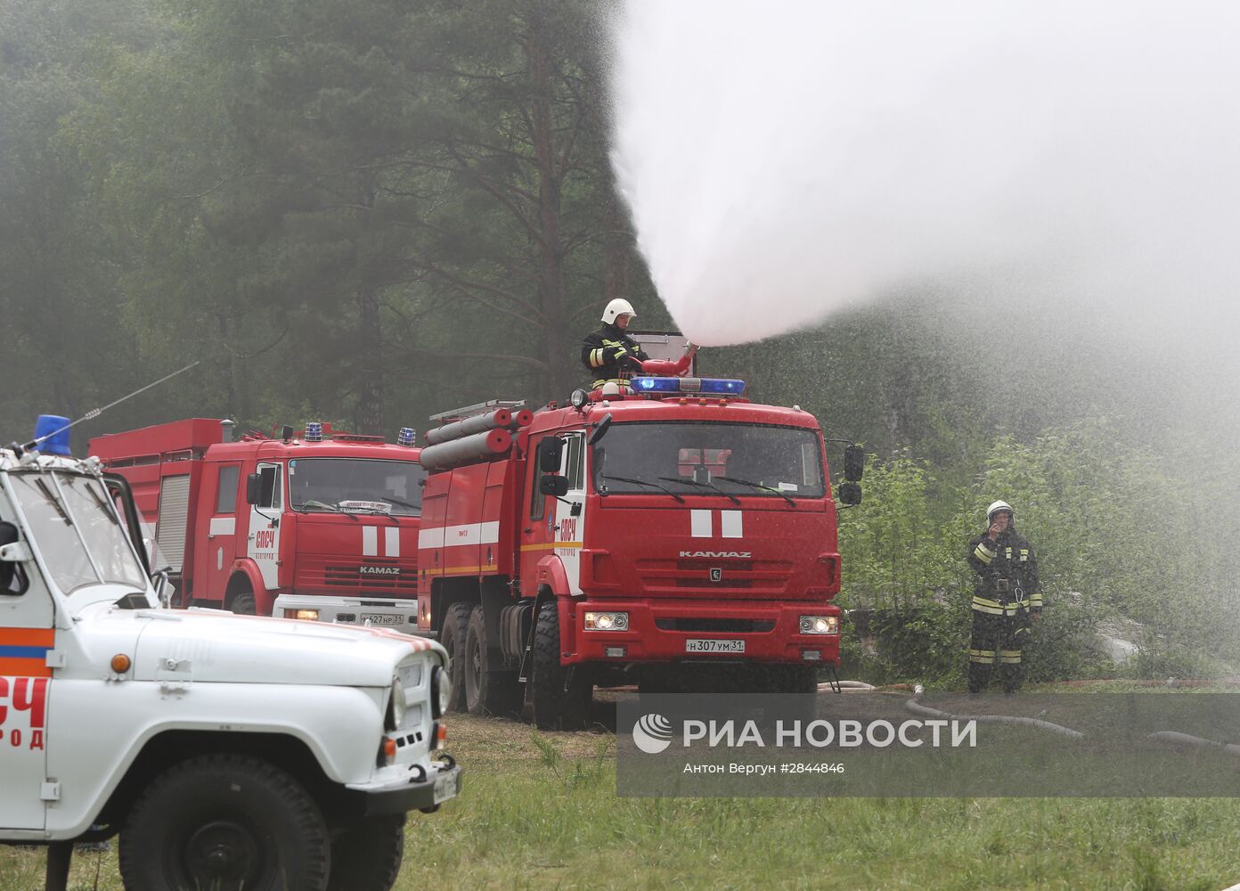 Пожарно-тактические учения в Белгородской области