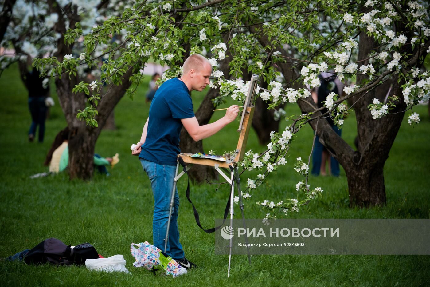Отдых москвичей в музее-заповеднике "Коломенское"