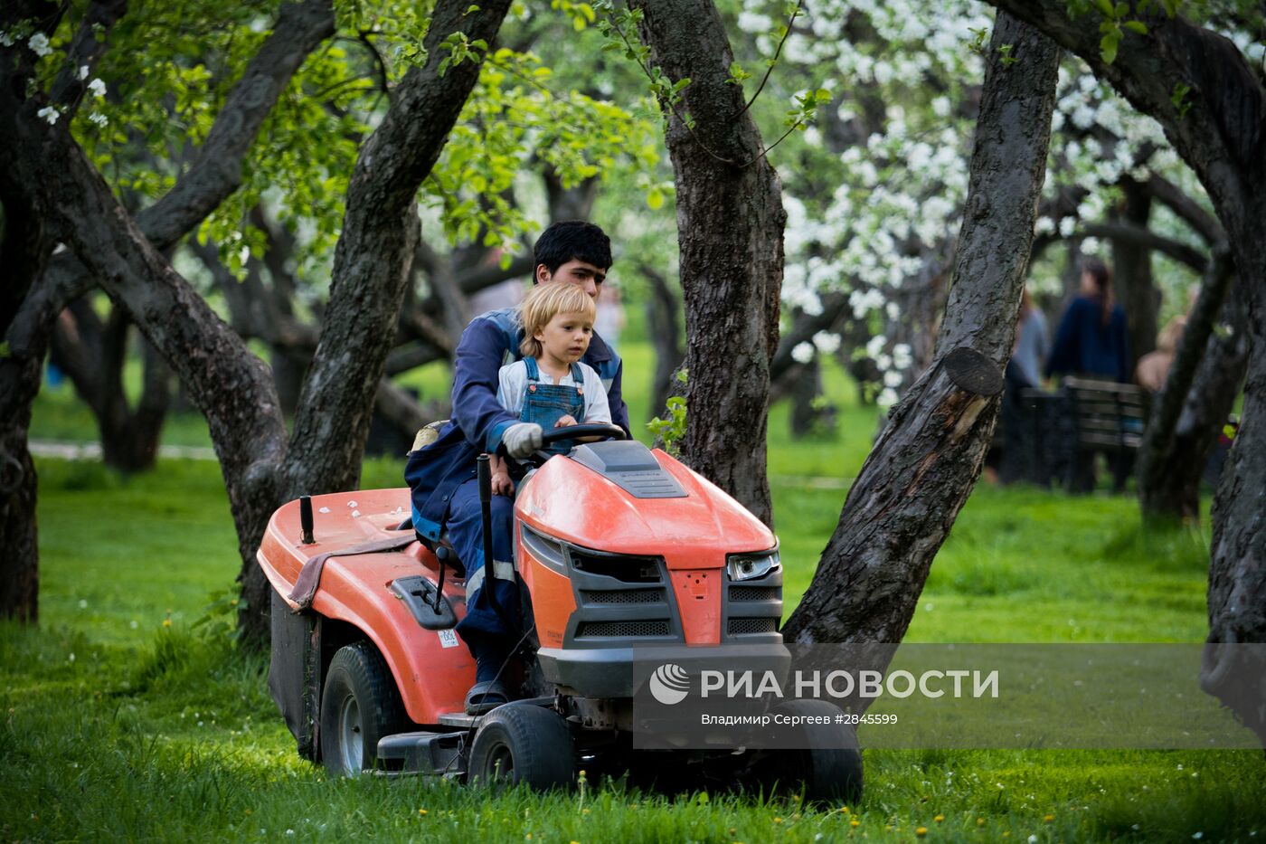 Отдых москвичей в музее-заповеднике "Коломенское"