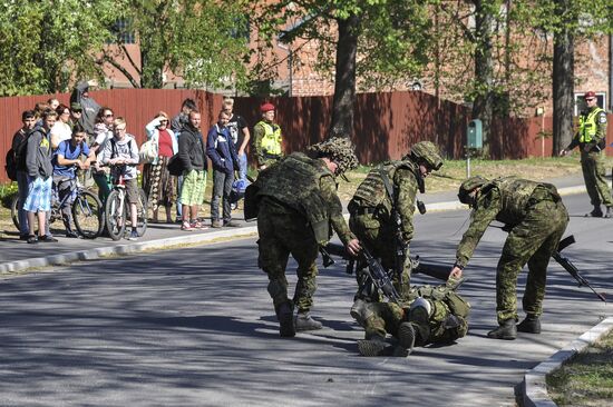 Военные учения НАТО Spring storm в Эстонии