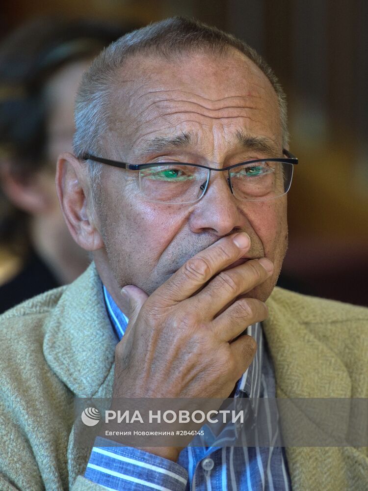 Пресс-конференция по авторскому проекту А. Кончаловского в Театре им. Моссовета