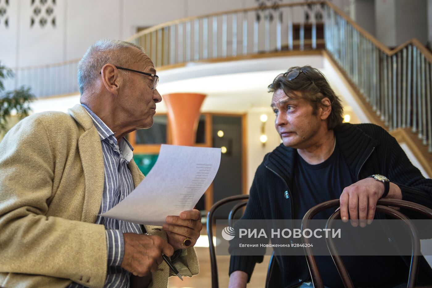 Пресс-конференция по авторскому проекту А. Кончаловского в Театре им. Моссовета