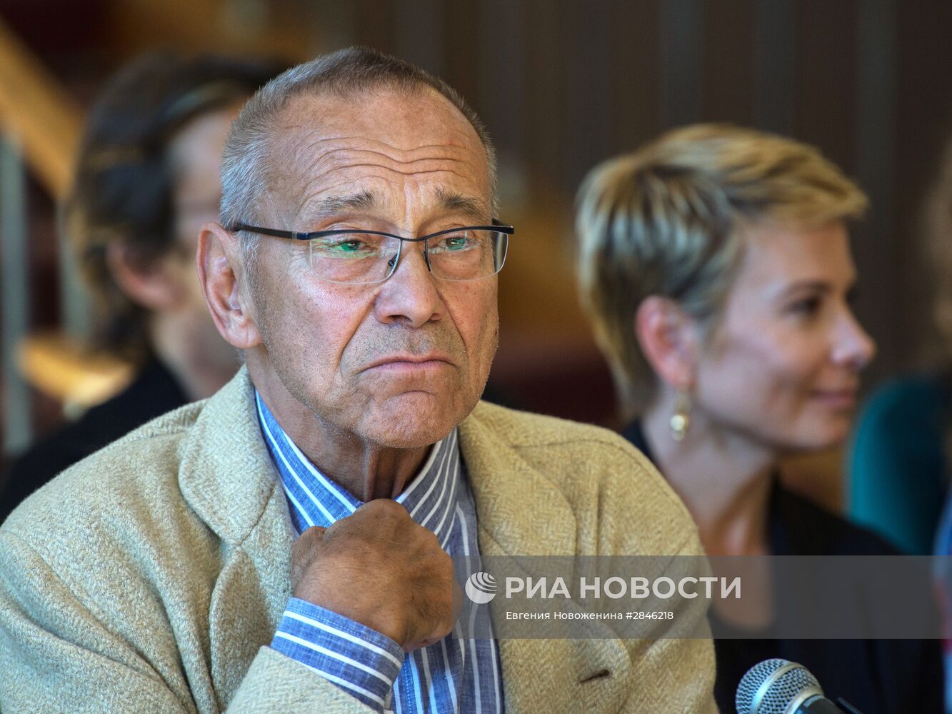 Пресс-конференция по авторскому проекту А. Кончаловского в Театре им. Моссовета