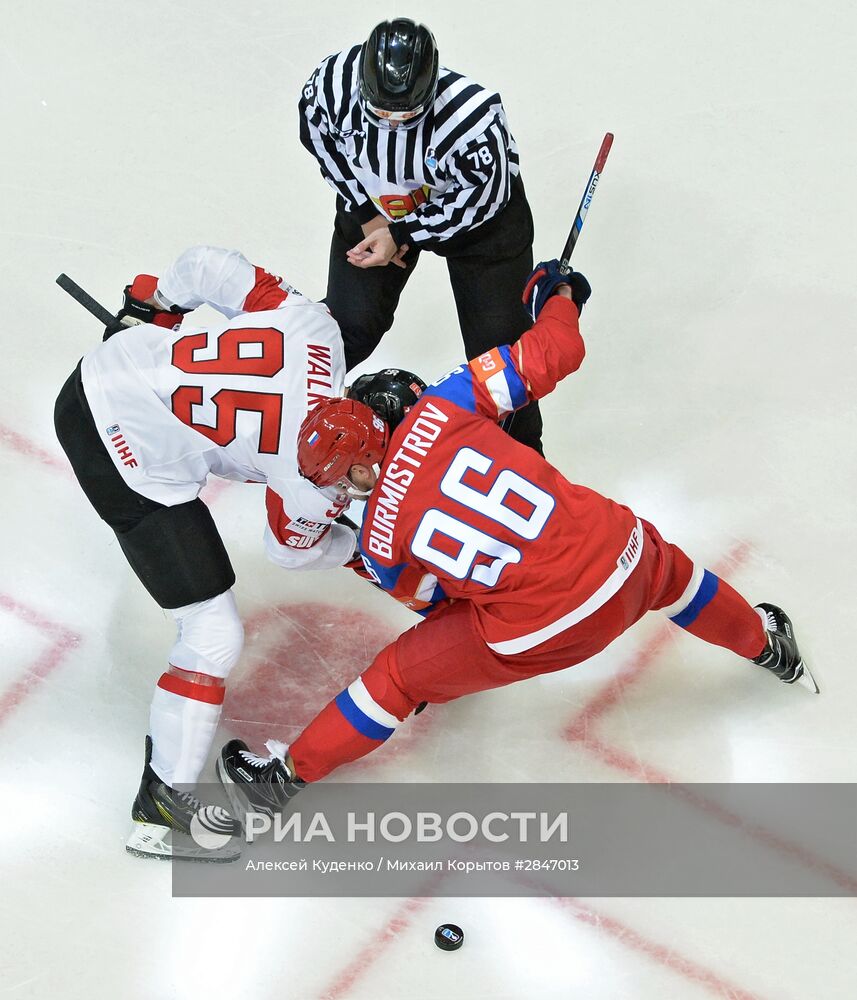 Хоккей. Чемпионат мира. Матч Россия - Швейцария