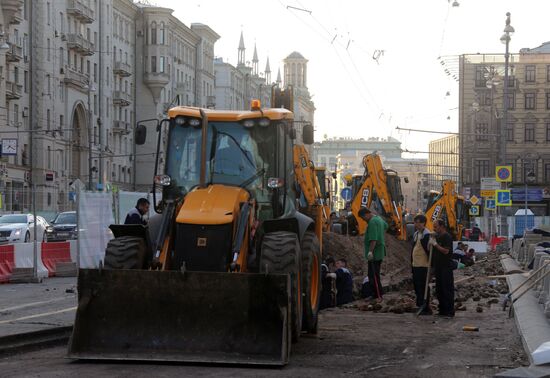 Реконструкция Тверской улицы в Москве