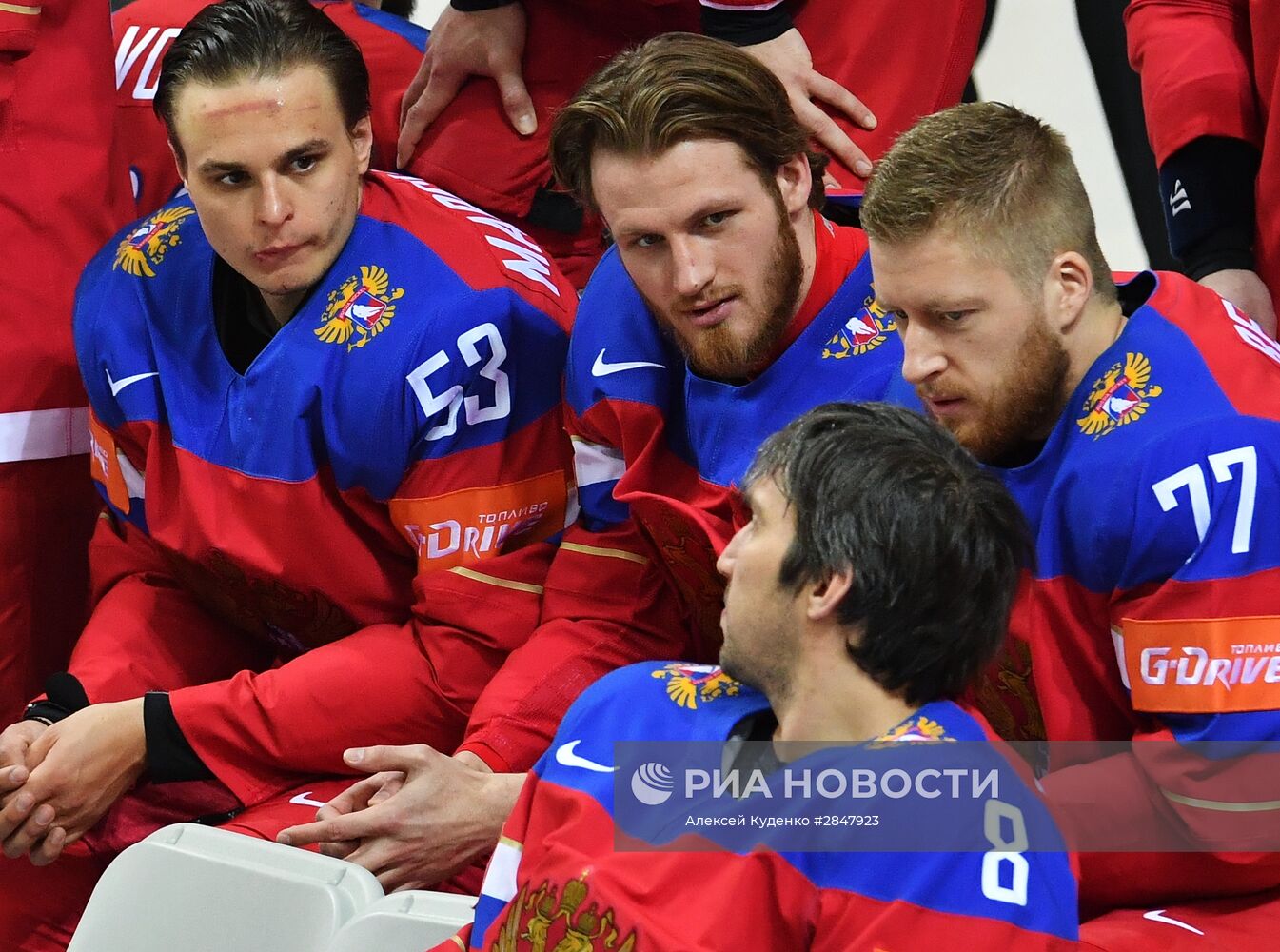 Общая фотография сборной России по хоккею