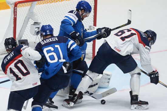 Хоккей. Чемпионат мира. Матч Словакия - Финляндия
