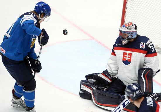Хоккей. Чемпионат мира. Матч Словакия - Финляндия