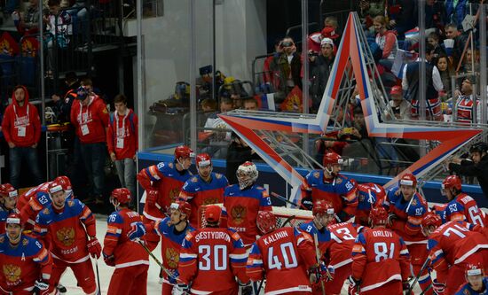 Хоккей. Чемпионат мира. Матч Россия - Норвегия