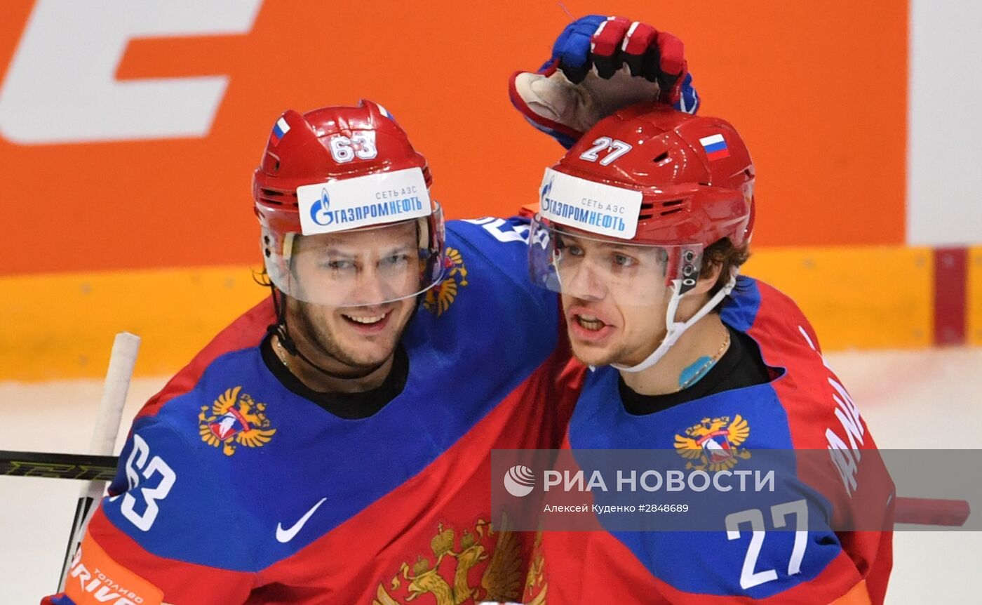 Хоккей. Чемпионат мира. Матч Россия - Норвегия