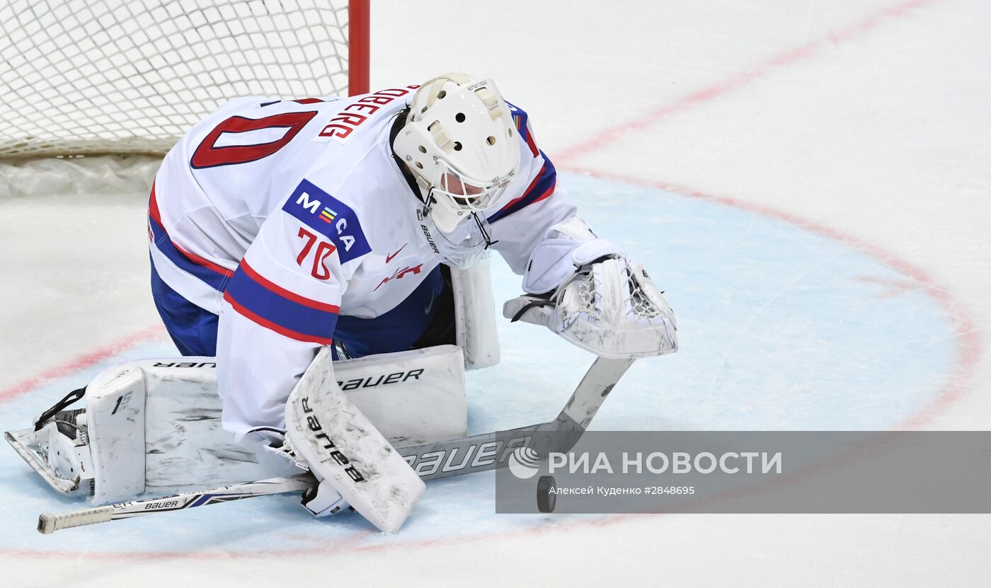 Хоккей. Чемпионат мира. Матч Россия - Норвегия