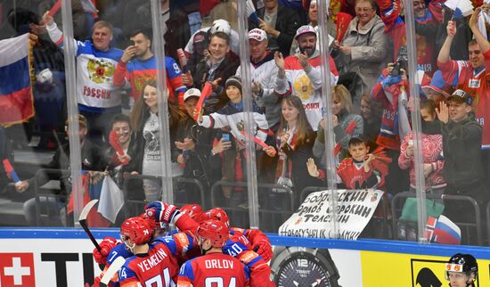 Хоккей. Чемпионат мира. Матч Россия - Норвегия