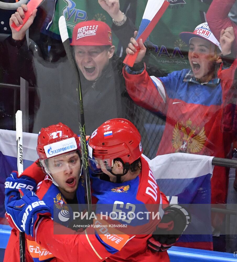 Хоккей. Чемпионат мира. Матч Россия - Швеция