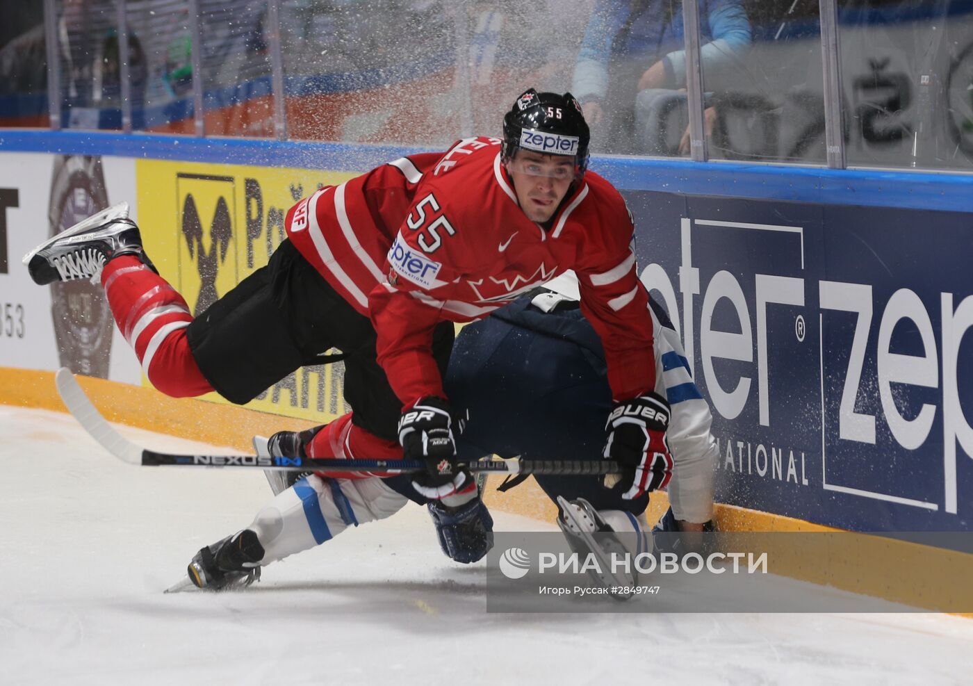 Хоккей. Чемпионат мира. Матч Канада - Финляндия