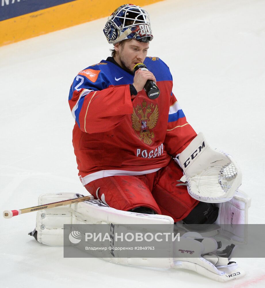 Хоккей. Чемпионат мира. Матч Россия - Швеция