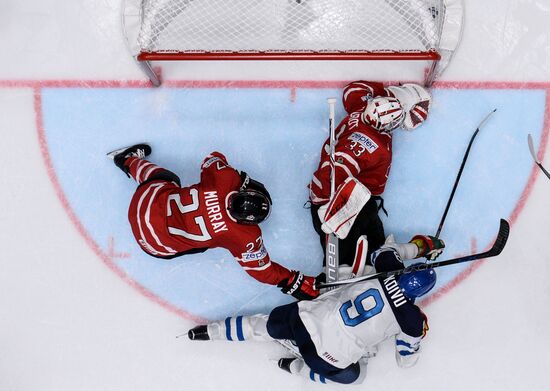 Хоккей. Чемпионат мира. Матч Канада - Финляндия