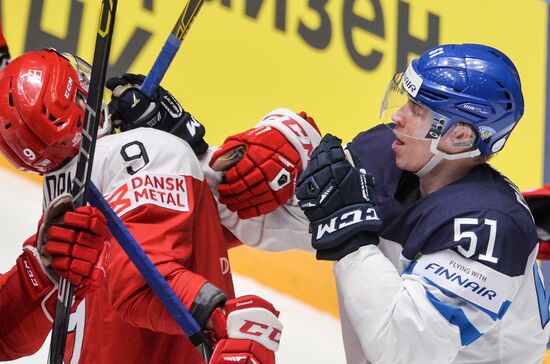 Хоккей. Чемпионат мира. Матч Финляндия - Дания