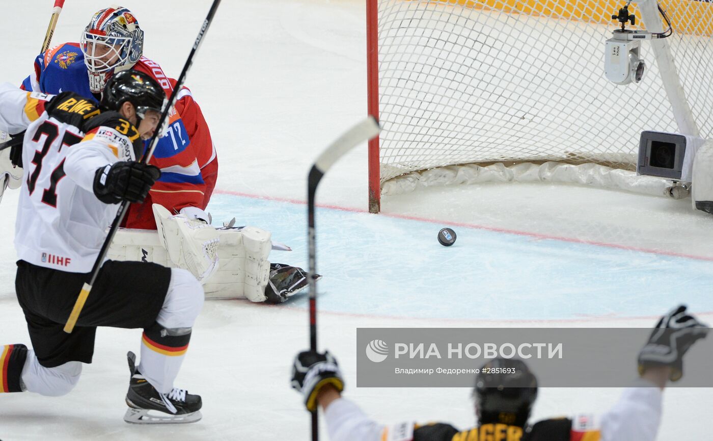 Хоккей. Чемпионат мира. Матч Россия - Германия
