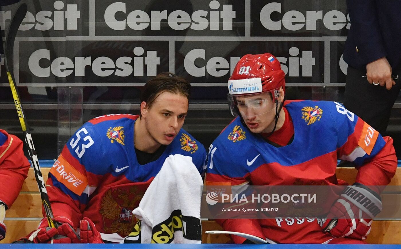 Хоккей. Чемпионат мира. Матч Россия - Германия