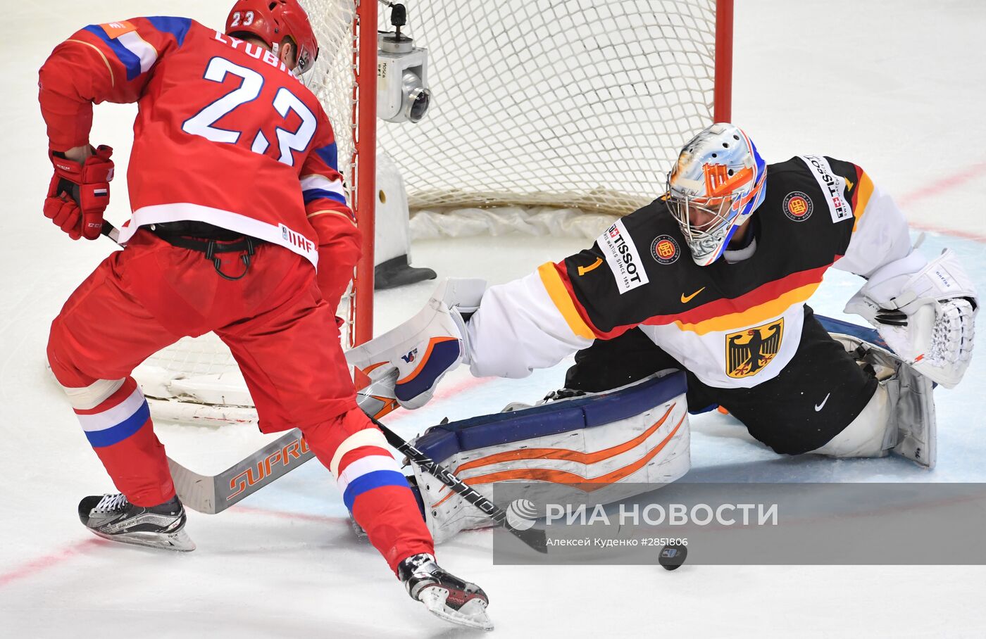 Хоккей. Чемпионат мира. Матч Россия - Германия
