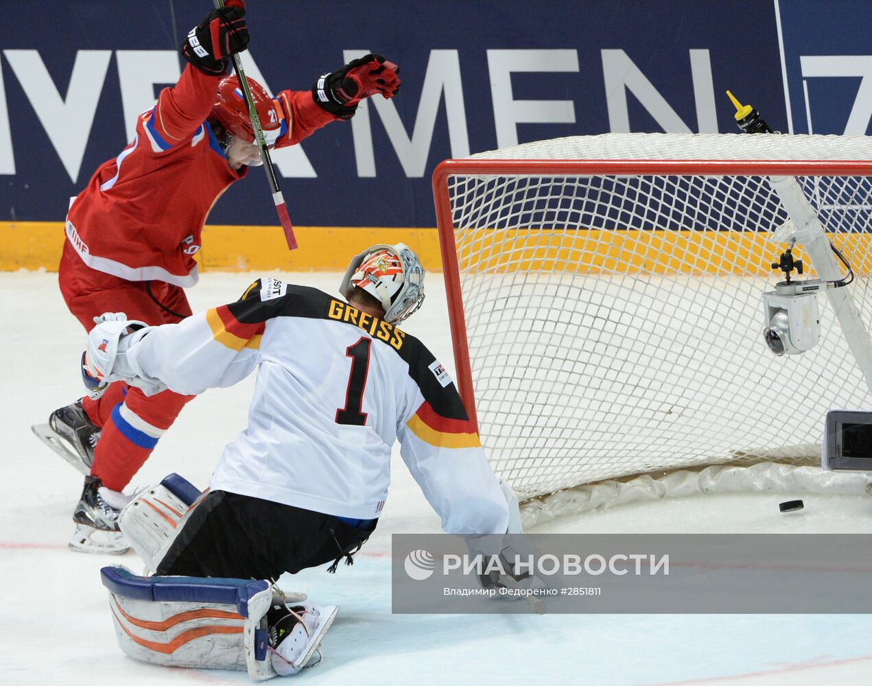Хоккей. Чемпионат мира. Матч Россия - Германия
