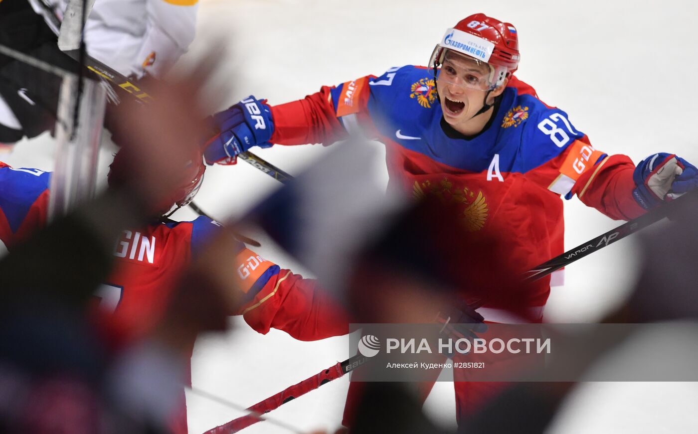 Хоккей. Чемпионат мира. Матч Россия - Германия