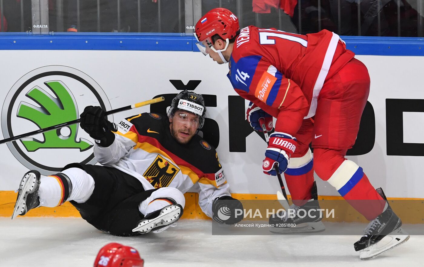Хоккей. Чемпионат мира. Матч Россия - Германия