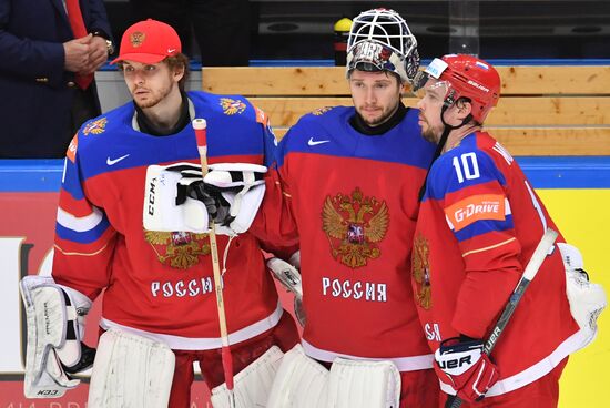 Хоккей. Чемпионат мира. Матч Финляндия - Россия